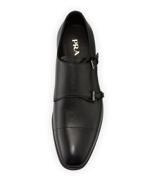 prada saffiano double monk strap shoes|Prada Livermore.